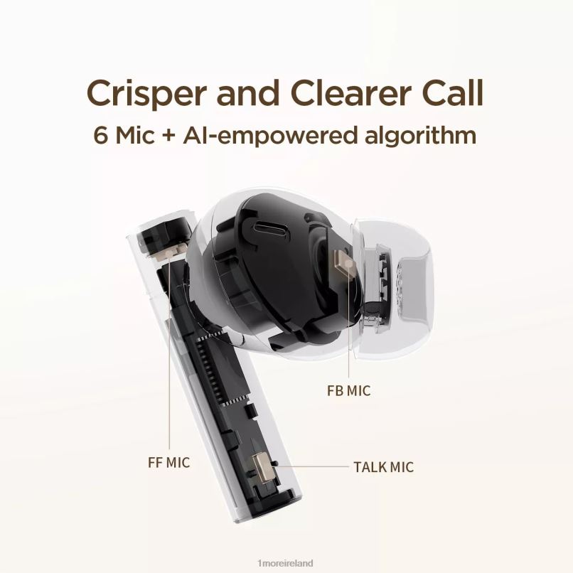 PistonBuds PRO Q30 White Earbuds 2ZV0X18 1MORE