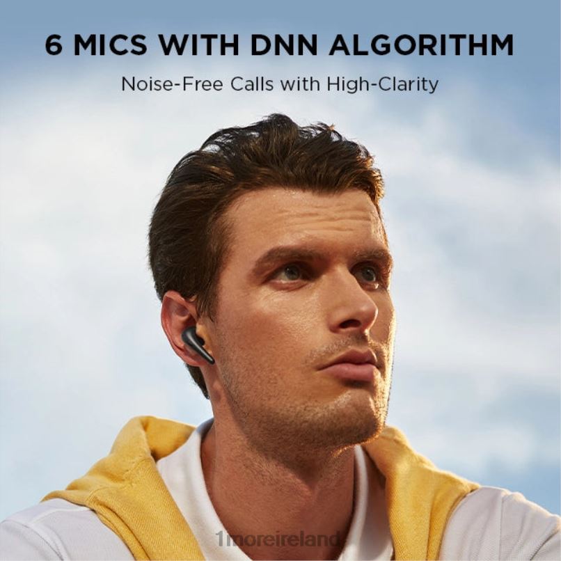 Aero True Wireless Active Noise Cancelling Headphones White Headphones 2ZV0X17 1MORE