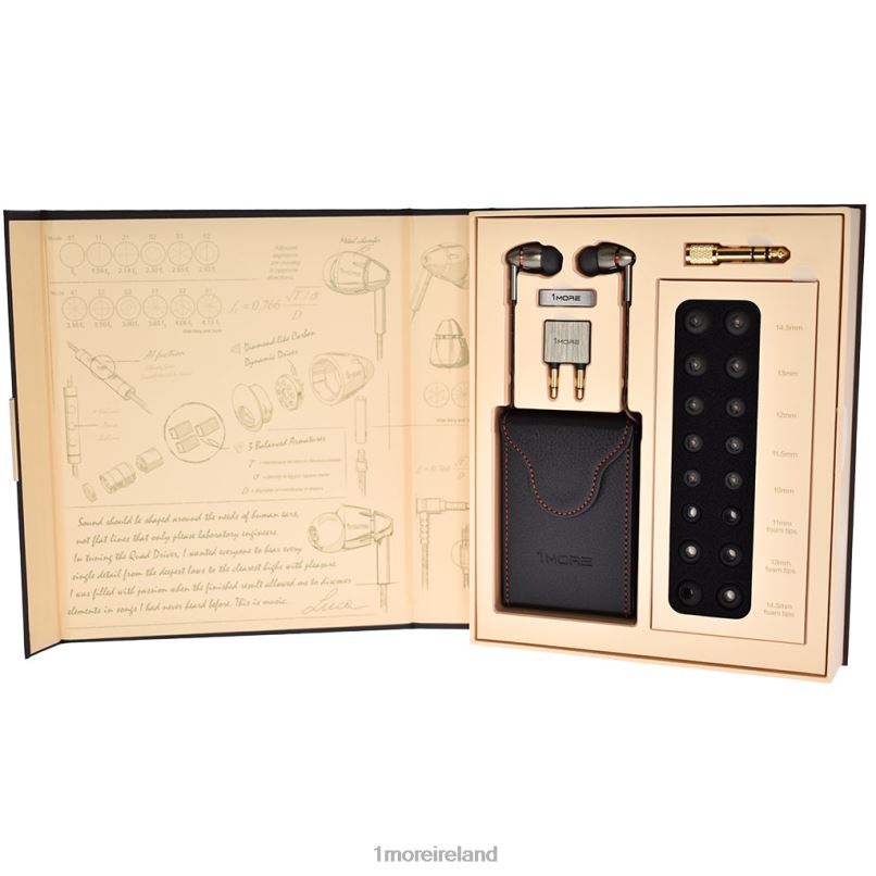 Quad Driver In-Ear Headphones Grey Headphones 2ZV0X23 1MORE