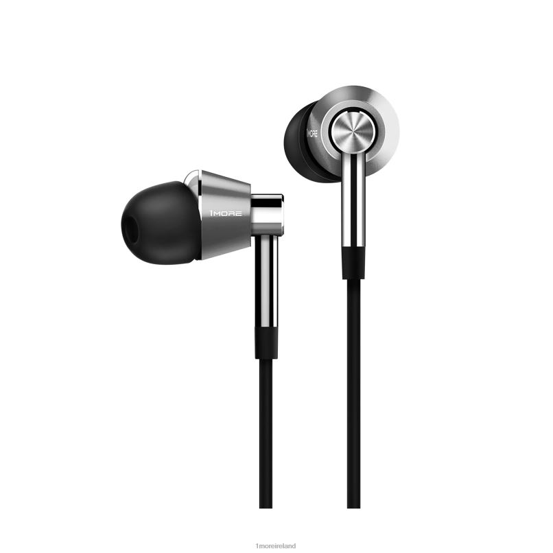Triple Driver In-Ear Headphones Silver Headphones 2ZV0X22 1MORE