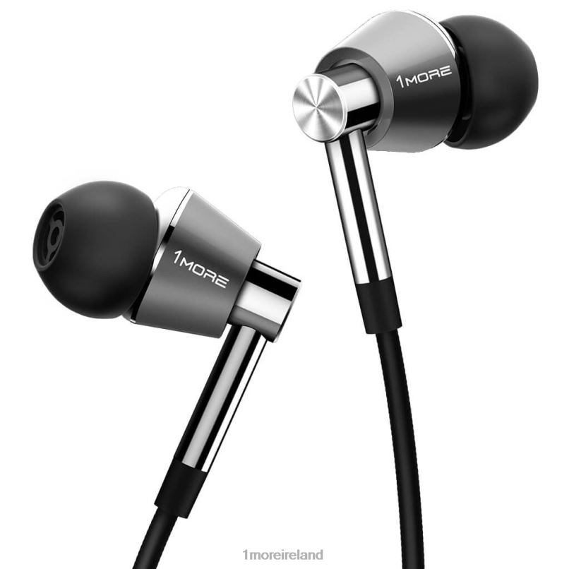 Triple Driver In-Ear Headphones Silver Headphones 2ZV0X22 1MORE